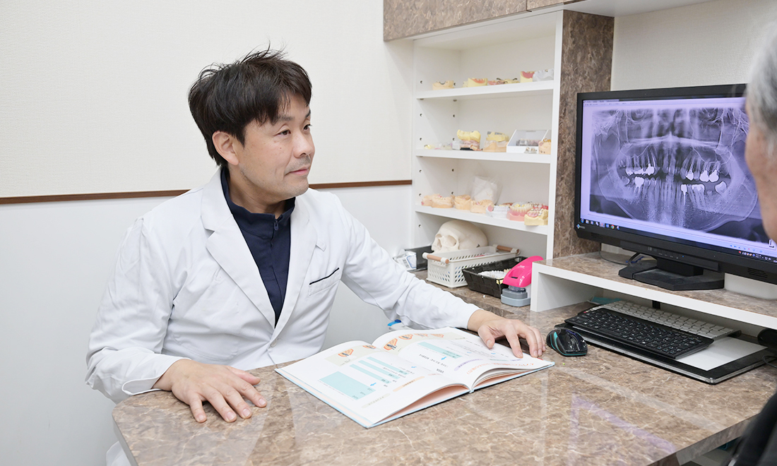 お悩みにじっくり耳を傾けるカウンセリングと丁寧なご説明